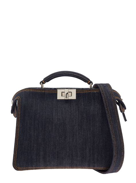 fendi peekaboo extra light|fendi denim peekaboo.